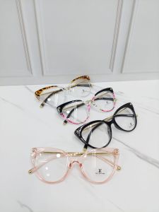 Kacamata Frame Cat Eye 93308 Gratis Lensa Minus Photocromic Blueray Mata Kucing Cylinder