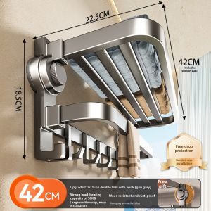 No Drill Towel Rack
