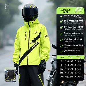 ZHENGYU | Bộ Áo Mưa Chống Thấm Cho Nam