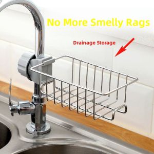 Defasilk | Drainage Stainless Steel Kitchen Sink Organizer No Drilling Required