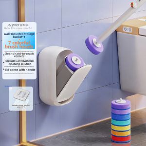 Joybos | Home Use Wall Mounted 360 Degree Cleaning Disposable Toilet Brush