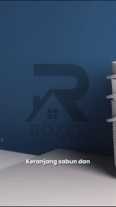 ROZEL Keranjang Sabun Shampoo Mandi Serbaguna Multifungsi / Keranjang Organizer Estetik / Keranjang Plastik Penyimpanan Alat Mandi