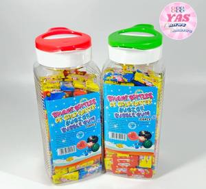 200pcs SQUARE BOTTLE WATER JUG BUBBLE GUM/ loot bag fillers / paninda / giveaways / party favors.