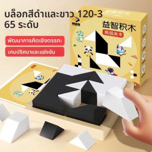 ของเล่นปริศนาบล็อกที่ซ่อนอยู่เพื่อการศึกษา 120 ระดับ ของเล่นปริศนาอัจฉริยะสําหรับเด็กช่วยเพิ่มตรรกะและเหตุผลเชิงพื้นที่