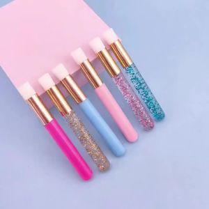 20 Pcs Crystal Eyelash Cleaning Brush Lashes Shampoo Brush Eyelash Extension Peel Off Blackhead Remover Makeup Tools Supplies