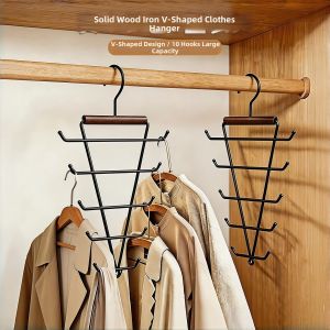 HALEXIONG | Storage Multi-Hang V-Shape Coat Hanger