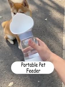 【COD】Pet Outing Water Dog Walking Food Cup Take-out Kettle Portable Water and Food Integrated Water Cup Supplies Cats and Dogs Universal Outdoor Drinking Water Traveling Cup Pet Drinking Fountain Supplies