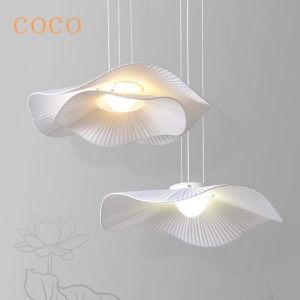 Modern pendant light led dining table lamp malist bedroom dining room living room hanging chandelier indoor lamps