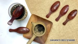 Muỗng Xúc Trà Gỗ Trắc Siêu Sạch Thưởng Trà Phong Cách Nhật - CTH778