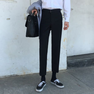 Slim Fit Skinny High Grade Draping Spring and Autumn Formal Casual Pants