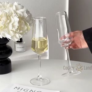 Wine Champagne Clear Glass Drinkware Wine Drinking Glass / Sirap Air Rose /Housewarming Gift /香槟杯玻璃杯
