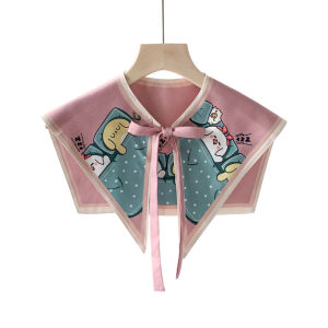 WEIAI | Summer Lightweight False Collar Silk Scarf