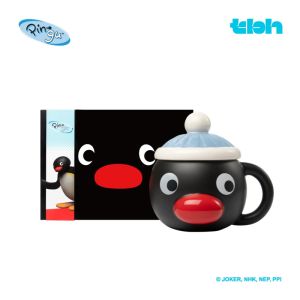 TBH Pingu Series Ceramic Mugs Cute Home Office Water Cups Gift Box Set Drinking Cups China Made 900ml Capacity Diningware