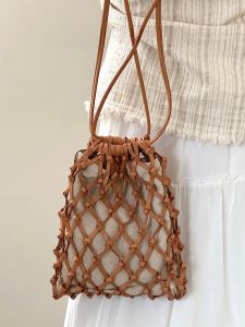 jpj | New Handwoven Summer Vacation Style Openwork Phone Bag