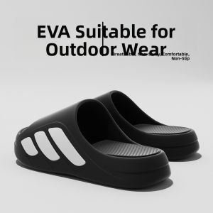 MONLEYTA | Mens Slippers Thick Bottom Slip-On Summer Indoor Home Bath Anti-Slip Deodorant Outdoor Wear EVA Material Sport Style