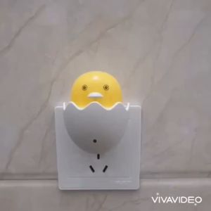 Đèn Ngủ Hình Con Gà Quả Trứng Cảm Biến Tự Động Sáng Trong Đêm Tối - Đèn Led Thông Minh- MOKITA
