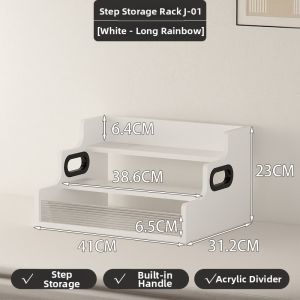 TULANGMAO | Stair-step Display Storage Rack for Kitchen Table