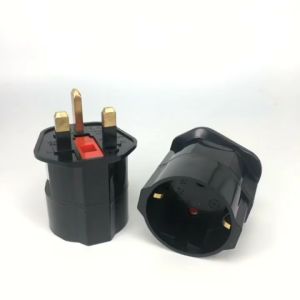 Konverter Over Steker Kaki 2 Ke 3 / Converter Eu To Uk / Over Steker 3 Kaki Ke 2 Kaki / Adaptor Colokan