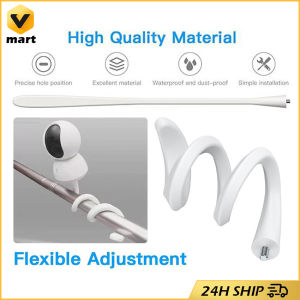 Flexible Twist Mount for Stick Up Cam & Indoor Cam Flexible Gooseneck Mounting Bracket To Attach Your Camera Anywhere For Xiaomi TP-Link Imou Ranger 2 IP EZVIZ C6N IP Camera CCTV Stand Holder Free-Punch Wall Mount Without Drilling Adjustable Bracket