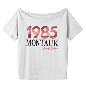 YUEZHONGWEI | Retro American Letter Print One Shoulder Short Sleeve T-Shirt Women Summer Loose Spicy Half Sleeve Top Creative Commute Style