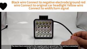 Car Spotlight 12V-60V LED Work Light Truck Off Road Tractor Automotive LED Headlights Replacement Accessory Forklift Excavator