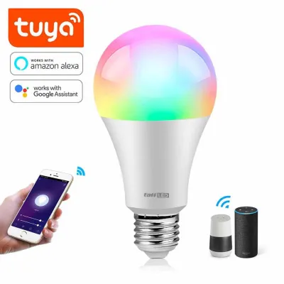 Lampu Bohlam Smart LED Bulb Bluetooth WiFi RGB CW E27 220V 9W