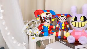 UB The Amazing Digital Circus Pomni Jax Anime Plush Cartoon Plushie Toys Theater Rabbit Doll Clown Cute Plush Dolls Stuffed Toys Children Christmas Kids Gifts