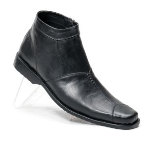 Sepatu Boots Pria Kulit PDH Security Model Pantofel Formal Ritsleting Handmade L-Boot001