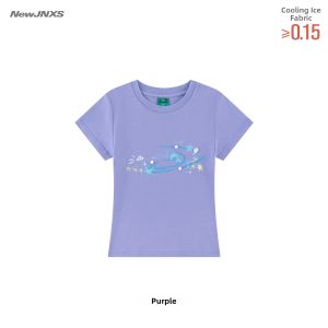 JNXS | Cool Ice Skin Ocean Print T-Shirt