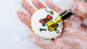 10 Colors Metallic Edible Decorating Pens Double Tip Food Grade Edible Marker For Cake Cookie Macaron Easter Egg Fondant Dessert Painting Writing DIY Baking