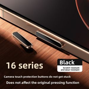 YOULANG | Scratch-Resistant Touch-Sensitive Side Button Protectors for iPhone 17 17 Pro Max 17 Plus 16 Pro