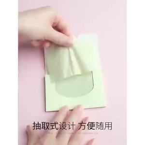 (100 LBR/SET) PREMIUM TISSUE PENYERAP MINYAK WAJAH/ TISSUE WAJAH/ Set Kertas Penyerap Minyak Wajah Kertas Kontrol Minyak Linen