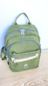 AOLONG Riyan 5016 - Tas Ransel Wanita Backpack Sekolah Fashion Bahan Kanvas Premium BISA COD