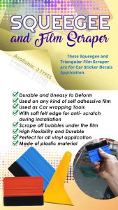 Magic photo Car Sticker Squeegee and Triangular Film Scraper used for Decal Application