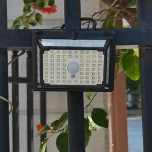 Solar Motion Sensor Lights 120° Detection 8M Range Lamp Waterproof LED outdoor Light for Outdoor Security Camping Gargen