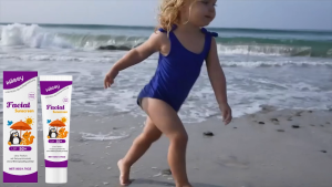 Wiieey Natural Kids Sun Cream SPF50+ PA+++ – Moisturizing & Hydrating Soothing Daily Sun Care for Children (50g)