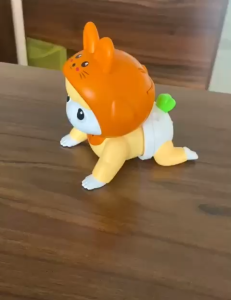 Mainan Edukasi Anak Baby Crawling Doll Elektrik Boneka Bayi Merangkak Suara Musik