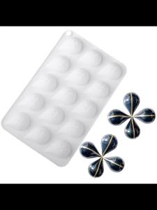 Khuôn Làm Bánh Silicon 15 Ngăn Dùng Làm Bánh Mousse Bánh Pudding Sô Cô La Khuôn Làm Bánh Ngọt Kiểu Pháp Thân Thiện Với Môi Trường