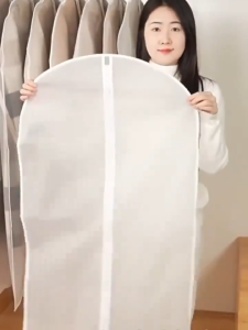 Clothes Transparent Dust Bag Hanging Cloth Washable PEVA Dust-Proof Cover