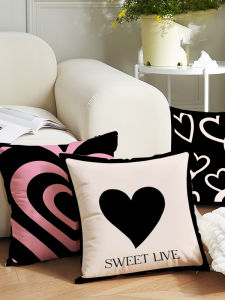 Modern Simple Heart-Shaped Pillow Home Use Nap Sofa Living Room Chair Recliner Backrest Cushion Women Sleeping Special