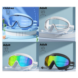 Swimming goggles with waterproof and anti fog high-definition professional diving goggles for adultboys and girls swimming sport