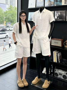 OUMULONG | Áo Polo Cotton-Linen Mỏng Hè