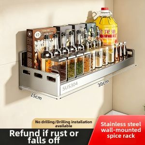 B&W | Multifunctional Wall-mounted Storage Rack