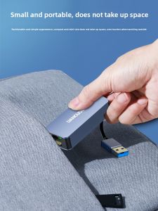 High-Speed USB 3.0/Type-C to RJ45 Gigabit Ethernet Adapter Card for Desktop Laptop Notebook Computer NAS 2500M Fast Network Converter