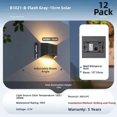 Waterproof Solar Outdoor Wall Light