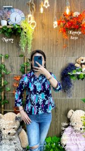 BAJU WANITA TERBARU KEMEJA WANITA 8290 KEMEJA TRENDI KEKINIAN