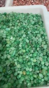 100g/bag Natural Crystal Green Dongling Jade Mineral Specimen Healing Stone Green Quartz for Aquarium Stone Home Decoration DIY