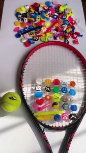 2 PCS Dampener Tennis Wilson Silikon Tennis Dampener Tahan Lama Peredam Raket Tennis Wilson