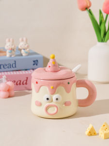 SIYUE | Cute Creative Ceramic Mug with Spoon