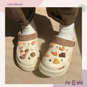 QXshop สินค้าแนะนำพร้อมส่ง รองเท้าแตะรัดส้นหัวโต งานปัง ทรงดี ดีไซน์แฟชั่น งานทูโทนพร้อมส่งให้เลือก 5 สี บอกเลยว่างานดีน่ารักทุกสี ใครไม่อยากพลาดงานดีๆ รีบกดสั่งได้เลย